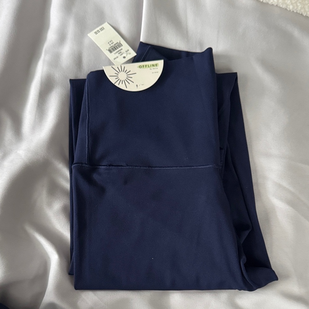 Aerie Hi-Rise Leggings in Deep Blue